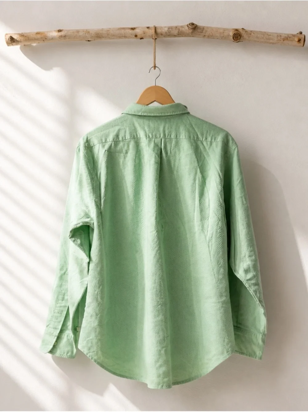 Ralph Lauren Light Green Button-Down Oxford Shirt